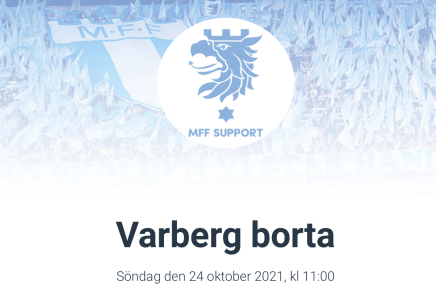 Res med MFF Support till Varberg